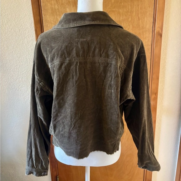Forever 21 Olive Corduroy Jean Jacket - Picture 6 of 6